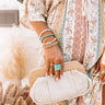 Bubbly Bliss Bracelet Set In Aqua Image - 1