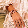 With Me Forever Marble Bracelet In Iced Latte Image - 1