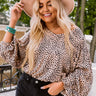 Dreams Come True Leopard Shift Top Image - 1