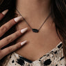 Kendra Scott Elisa Pendant Necklace in Black Drusy Image - 1