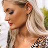 Kendra Scott Nola Rose Gold Stud Earrings in Rose Gold Drusy Image - 1