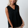Balcony Kisses Shift Top In Black Image - 1