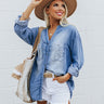 Up N' Up Chambray Top Image - 1
