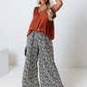 Balcony Kisses Shift Top In Rust Image - 1