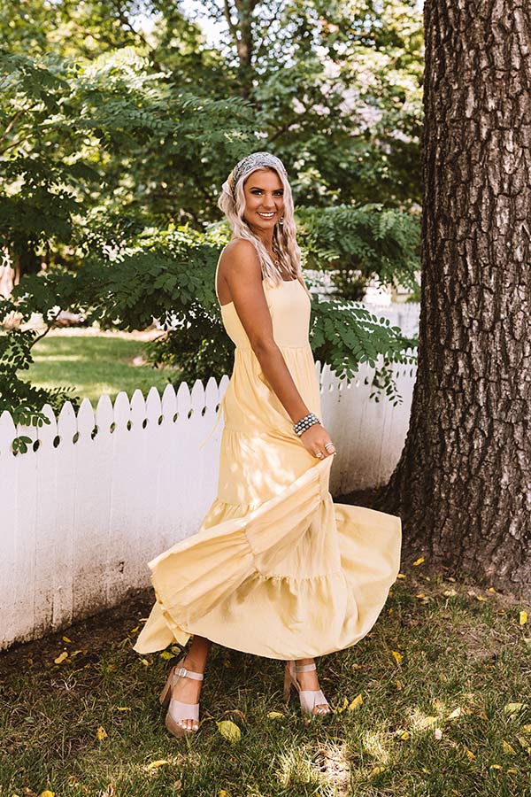Papaya Kisses Maxi In Primrose Yellow Image - 3