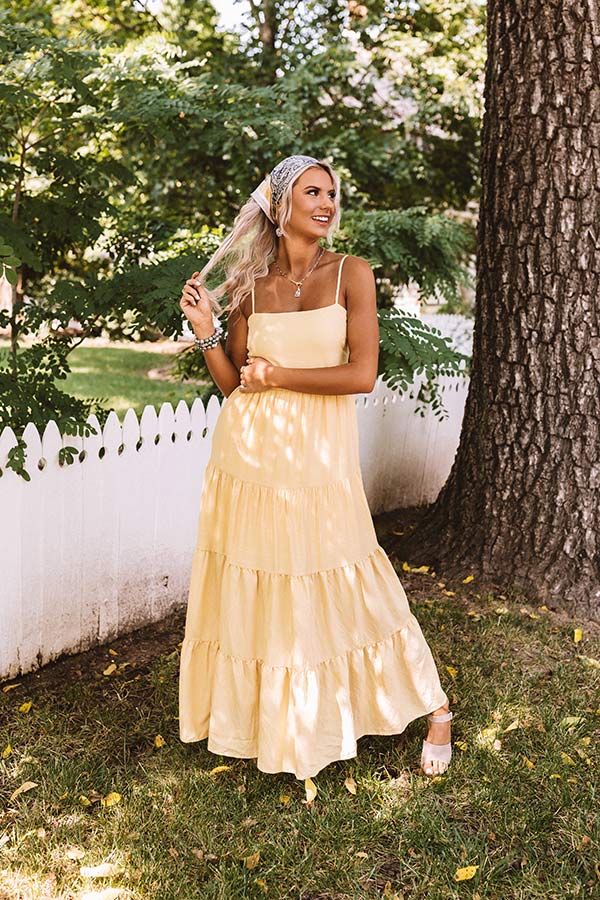 Papaya Kisses Maxi In Primrose Yellow Image - 1