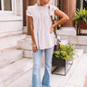 Splendid Style Shift Top In Taupe Image - 1