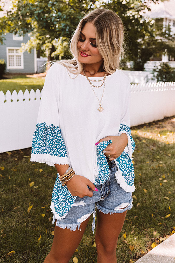 Unwritten Story Shift Top In White Image - 3