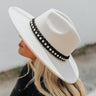 Champagne Weekend Fedora in Stone Image - 1