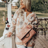 Cozy Trail Knit Sweater In Iced Latte   Curves Image - 1