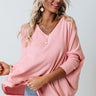 Calling Home Shift Top in Pink Image - 1