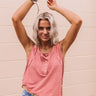 Bodega Babe Shift Top in Aurora Red Image - 1