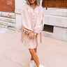 Autumn Destiny Shift Dress In Iced Latte Image - 1