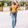The Vinny High Waist Destroyed Wide Leg Jean In Medium Wash Image - 1