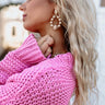 Cami Ribbed Metal Ball Bead Teardrop Earrings Image - 1