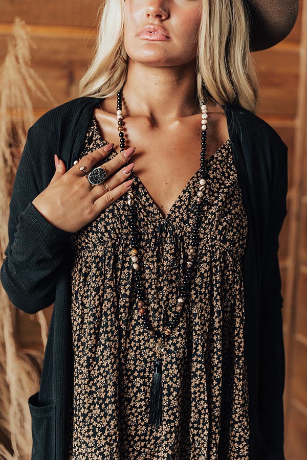 Full Moon Semi Precious Necklace