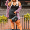 Wild Dreams Leopard Cardigan in Sangria Curves Image - 1