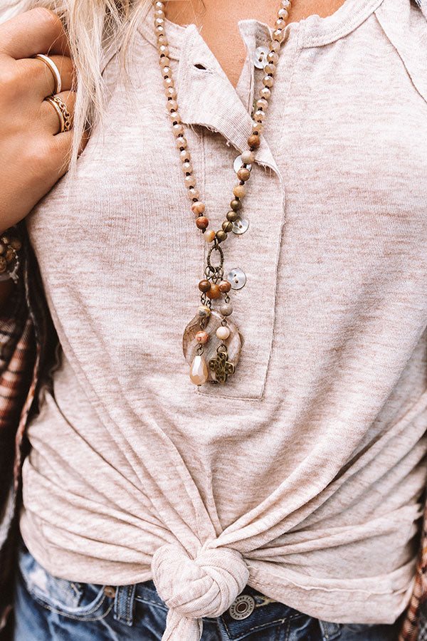 Too Lovely Semi Precious Necklace Image - 2
