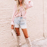 Cocktail Meeting Shift Top in Pink Image - 1