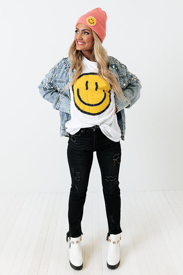Winning Smile Shift Tee in White