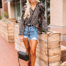 Sweetheart In The City Chiffon Top in Black Image - 1