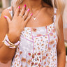 Macy Heart Charm Necklace Image - 1