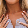 Mckenna Delicate Cross Necklace Image - 1