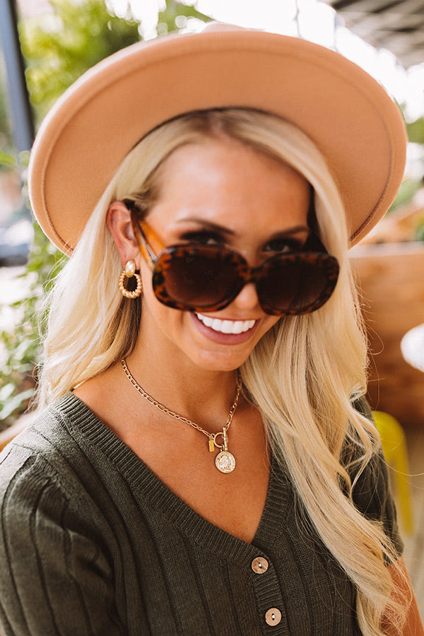Ezra Coin T-Bar Necklace
