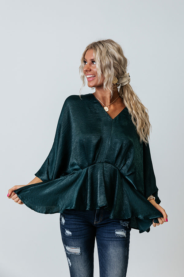 Made For Loving You Satin Top Image - 1