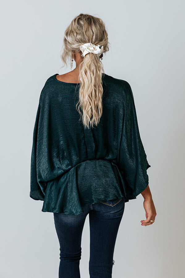 Made For Loving You Satin Top Image - 4
