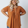 Follow Your Lead Shift Top In Pumpkin Curves Image - 1