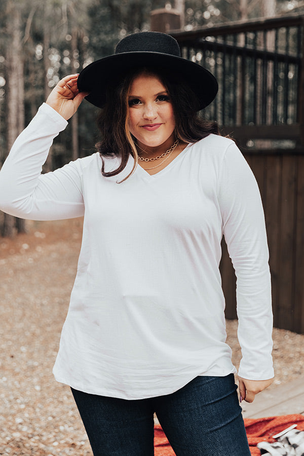 Yellowstone Long Sleeve Tee In White Curves Image - 4
