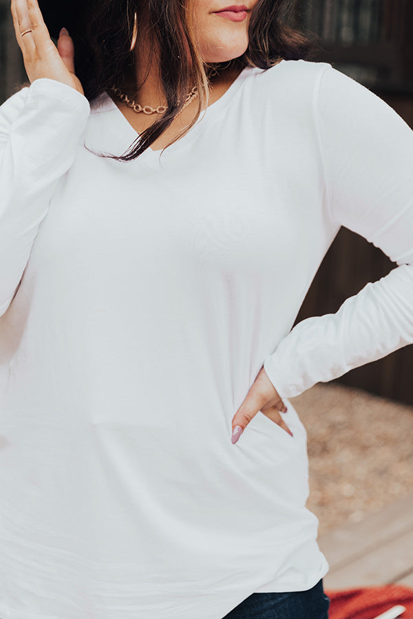 Yellowstone Long Sleeve Tee In White Curves Image - 5