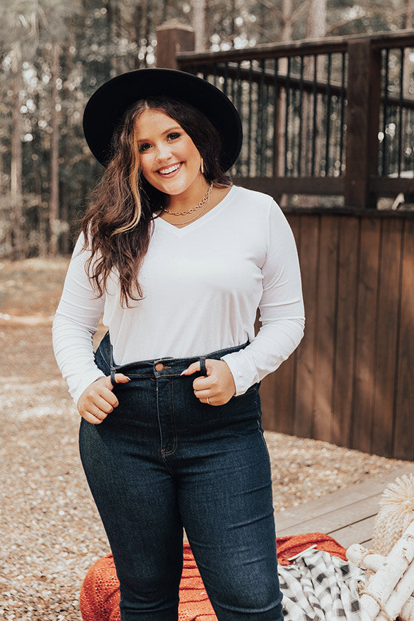 Yellowstone Long Sleeve Tee In White Curves Image - 1