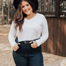 Yellowstone Long Sleeve Tee In White Curves Image - 1