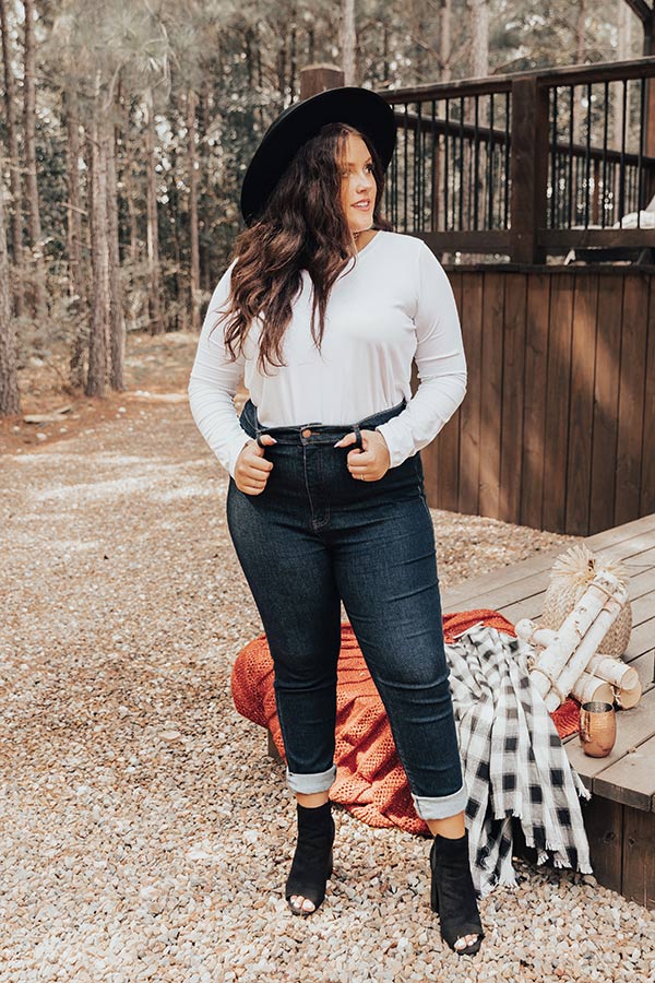 Yellowstone Long Sleeve Tee In White Curves Image - 2