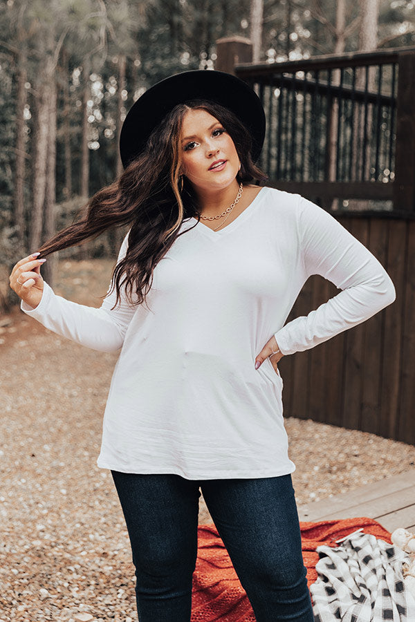 Yellowstone Long Sleeve Tee In White Curves Image - 3