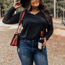 Yellowstone Long Sleeve Tee In Black Curves Image - 1