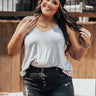 Kisses On The Coast Shift Tank In Grey Curves Image - 1