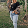 Quiet Evening Shift Tee In Black Curves Image - 1
