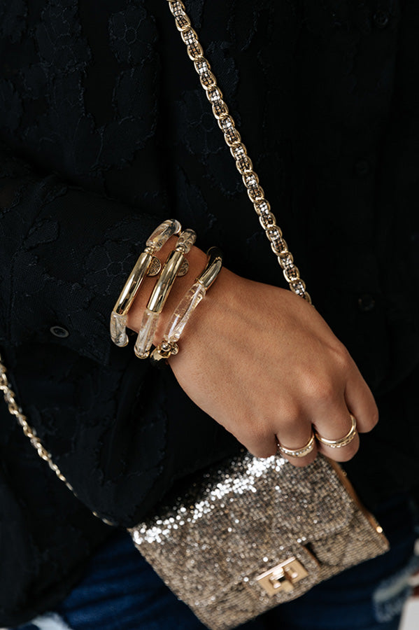 Love Me Well Bracelet In Gold