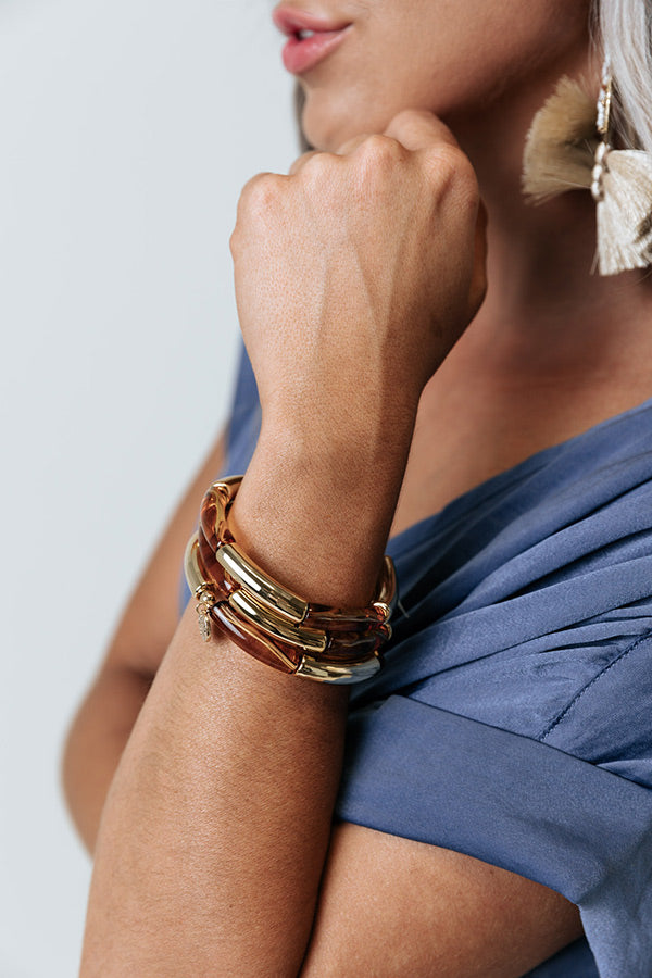 Element Of Surprise Bracelet In Light Brown Image - 2