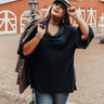 Apple Trail Shift Top In Black Curves Image - 1