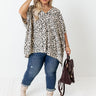 Pine Grove Leopard Shift Top Curves Image - 1