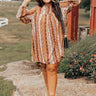 With Me Forever Shift Dress In Brown Curves Image - 1