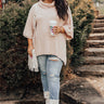 Apple Trail Shift Top In Pink Curves Image - 1