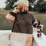 Mountainside Sips Sweater In Espresso Curves Image - 1