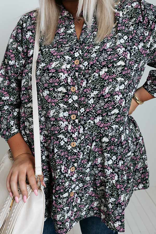 Happy Environment Floral Top Curves Image - 4