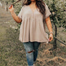 Time After Time Babydoll Top   Curves Image - 1