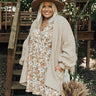 Chilly Dawn Cardigan In Iced Latte Curves Image - 1